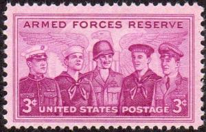 United States 1067 - Mint-NH - 3c US Armed Forces Reserves (1955)