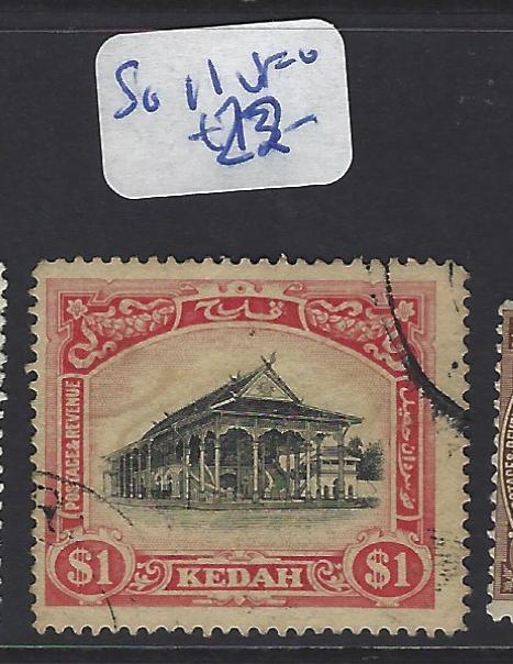 MALAYA KEDAH  (P0707B)  $1.00   SG 11   VFU