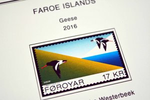 COLOR PRINTED FAROE ISLANDS 2011-2020 STAMP ALBUM PAGES (38 illustrated pages)