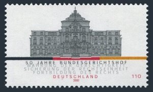 Germany 2100,MNH.Michel 2137. Federal Court of Justice,50th Ann.2000.