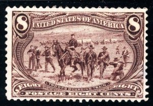 USAstamps Unused FVF US 1898 Trans-Mississippi Troops Scott 289 NG