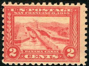 US #402 SCV $160. 2c Pan-Pacific, F/VF mint never hinged, RARE NH! Terrific c...