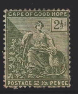 Cape of Good Hope Sc#56 Unused No Gum - crease