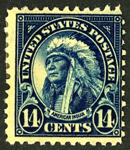 U.S. #565 MINT OG HR