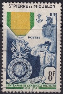 St Pierre & Miquelon 1952 Sc 345 used