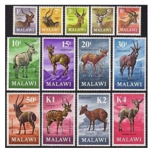 Malawi 148-160,MNH.Michel 148-160. Antelopes 1971:Greater kudu,Impala,Red duker.