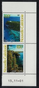 New Caledonia Lifou Island 2v Pair Date 2001 MNH SG#1246-1247 MI#1252-1253