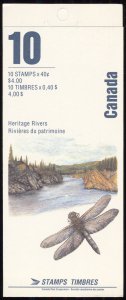 Canada 1991 Scott #1325b Booklet Mint Never Hinged