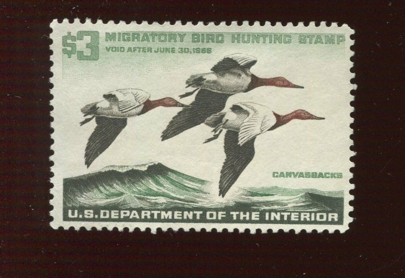 RW32 Federal Duck Unused Stamp  (Stock  Bx3)