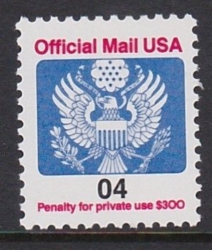 O146 4 Cent Official MNH