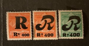 Brazil Scott #ICLF1-3 never hinged