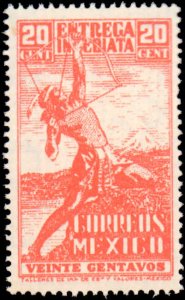 Mexico #E9, Complete Set(2), 1947, Hinged