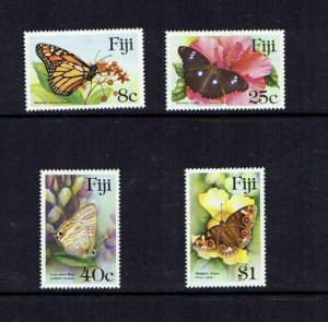 Fiji: 1985, Butterflies, MNH set.