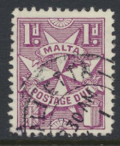 Malta SG D22  SC# J23a  Postage Due perf 12 CTO see details / scans 1953-63  ...