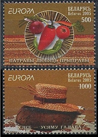 2005 Belarus 593-594 Europa CEPT​​​​​​​