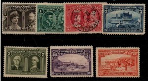 Canada 96-97 Mint hinged, 98 Used, 99-102 Mint no gum