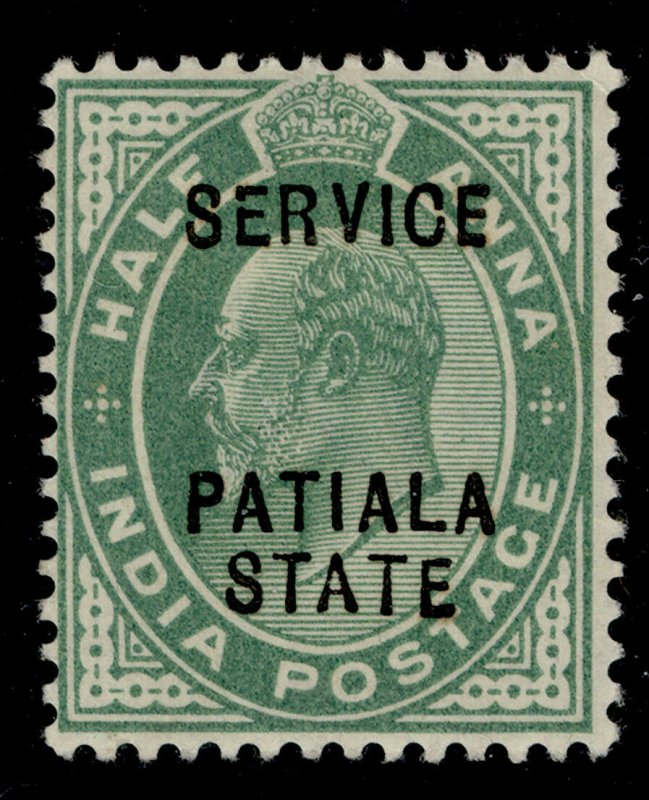 INDIAN STATES - Patiala SG O24, ½a green, M MINT. 