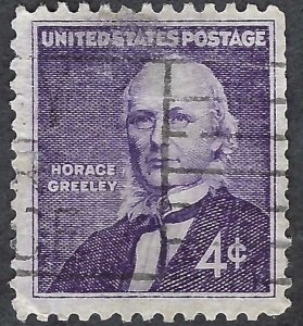 United States #1177 4¢ Horace Greeley (1961). Used.