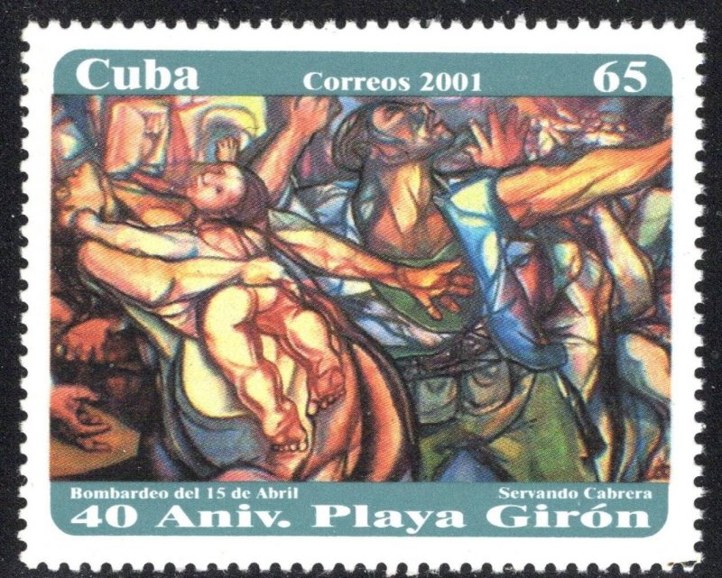 CUBA Sc# 4137    BAY OF PIGS revolution war  2001  MNH mint