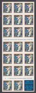 US #3012a - complete mnh booklet pane