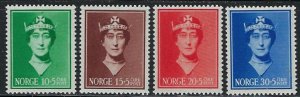 Norway B11-14 MNH 1939 Queen Maud (an1957)