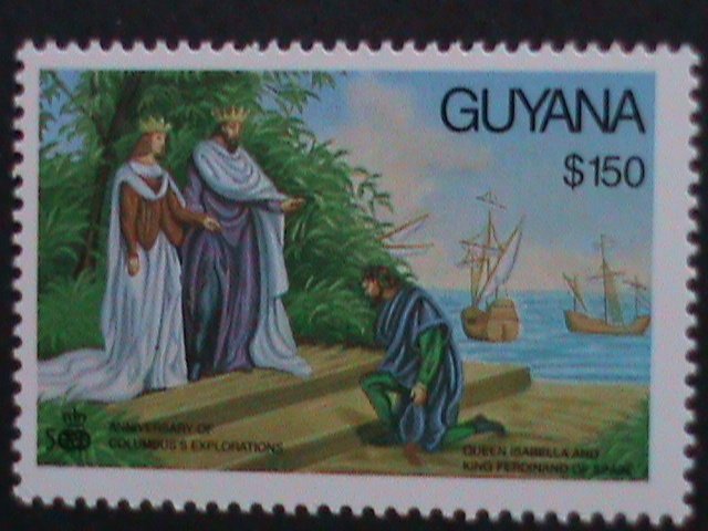 ​GUYANA-1992-SC#2520-31 COLUMBUS DISCOVERED AMERICA 500TH ANNV: MNH SET VF,