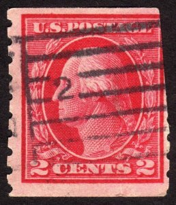 1912, US 2c Washington, Used, Scott #413