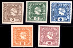 Austria 1916 P19-23 MLH