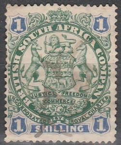 Rhodesia #33  F-VF Used  CV $4.00  (A11965)