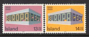 Iceland 406-407 Europa MNH VF