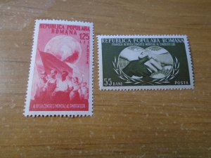 Romania  #  976-77  MNH