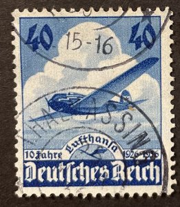 Germany #469 Used - 40 Aeroplane (SCV ~ $3.25) [W12.3.4]