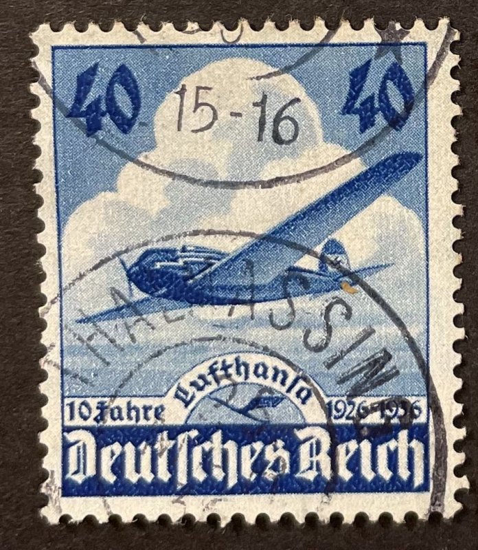 Germany #469 Used - 40 Aeroplane (SCV ~ $3.25) [W12.3.4]