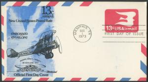 United States, Tennessee, First Day Cover, Postal Stationery