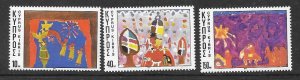 CYPRUS SG497/9 1977 CHRISTMAS MNH