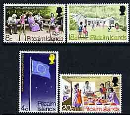 PITCAIRN IS. - 1972 - South Pacific Commission - Perf 4v Set - Mint Never Hinged