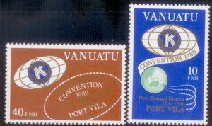 Vanuatu 1980 SC# 295-6 MNH-OG E48