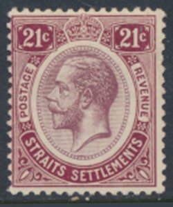 Straits Settlements SG 204  SC# 160    MVLH see details & scans    