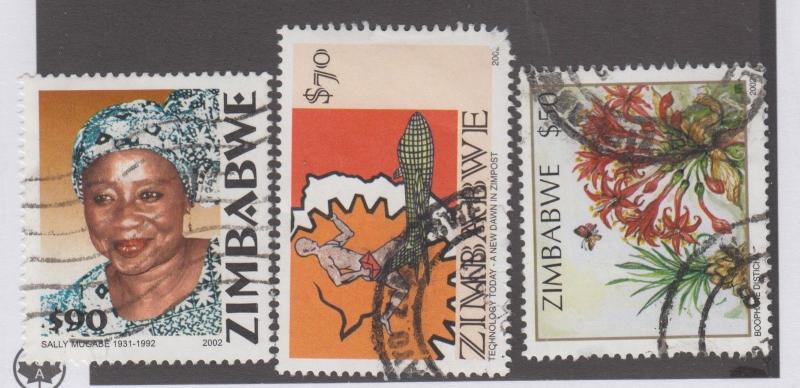 ZIMBABWE #920, #922 & #926 USED