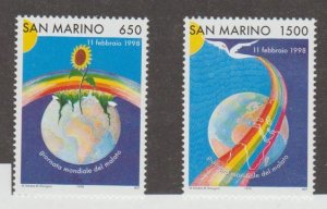 San Marino Scott #1413-1414 Stamp - Mint NH Set
