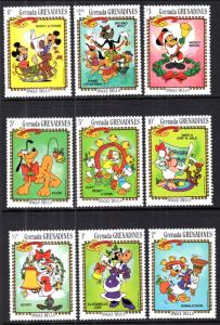 Grenada Grenadines 560-568 Disneys MNH VF