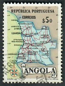 Angola #388 used Single