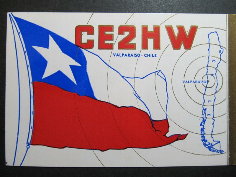 4340 Amateur Radio QSL Card Valparaiso Chile