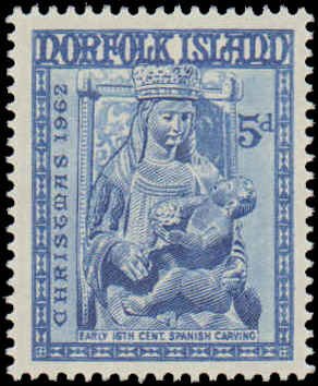 Norfolk Island #45, Complete Set, 1962, Never Hinged