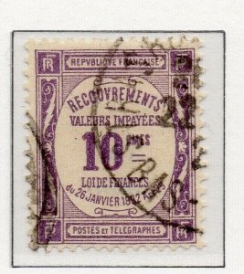 France 1908-1925 Postage Due Issue Fine Used 10c. 313343