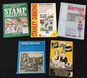 GB Falkland Stamp Collecting Guides x 5(1.7kg)  AB658 )