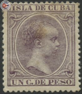 Cuba 1896 Scott 135 | MHR | CU18091
