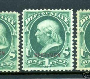 Scott #O57S Official Mint Specimen Stamp (Stock O57S-7)