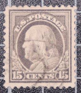 Scott 514 - 15 Cents Franklin - Used - Nice Stamp - SCV $1.40