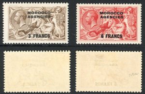 Morocco Agencies SG200/1 Seahorse set of 2 M/M Cat 44 pounds